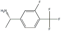(1S)-1-[3-FLUORO-4-(TRIFLUOROMETHYL)PHENYL]ETHYLAMINE Structure