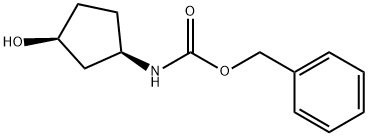 Cis-Benzyl (3-Hydroxycyclopentyl)Carbamate Structure