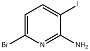 6-溴-3-碘吡啶-2-胺, 1245643-34-8, 结构式