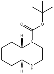 (4AS,8AS)-八氢-1(2H)-喹喔啉羧酸叔丁酯, 1246543-07-6, 结构式