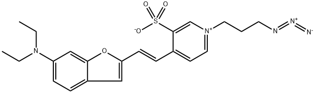 アジドMEGASTOKES色素735 化学構造式