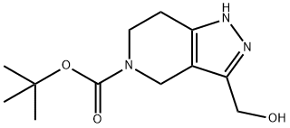 3-Hydroxymethyl-1,4,6,7-Tetrahydro-Pyrazolo[4,3-C]Pyridine-5-Carboxylic Acid Tert-Butyl Ester Structure