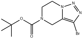 tert-butyl 3-bromo-6,7-dihydro-[1,2,3]triazolo[1,5-a]pyrazine-5(4H)-carboxylate|tert-butyl 3-bromo-6,7-dihydro-[1,2,3]triazolo[1,5-a]pyrazine-5(4H)-carboxylate