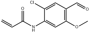 N-(2-chloro-4-formyl-5-methoxyphenyl)acrylamide, 1251456-87-7, 结构式