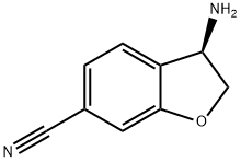 (R)-3-氨基-2,3-二氢苯并呋喃-6-腈, 1259589-70-2, 结构式