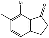 7-BROMO-2,3-DIHYDRO-6-METHYLINDEN-1-ONE Structure