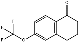 6-(Trifluoromethoxy)-3,4-dihydronaphthalen-1(2H)-one, 1260019-45-1, 结构式