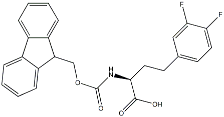 Fmoc-3,4-difluoro-L-homophenylalanine,1260608-07-8,结构式
