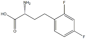 2,4-DIFLUORO-D-HOMOPHENYLALANINE,1260608-31-8,结构式