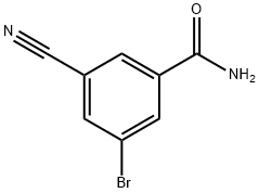 3-Bromo-5-cyanobenzamide Structure