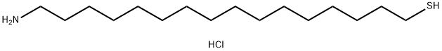 16-Mercaptohexadecylamine hydrochloride Structure