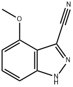 4-Methoxy-1H-indazole-3-carbonitrile Structure