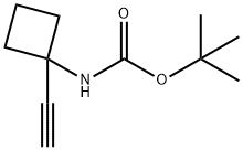 N-Boc-1-ethynylcyclobutanamine Structure