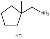(1-甲基环戊基)甲胺盐酸 结构式