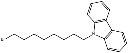 9-(8-bromooctyl)carbazole Structure