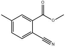2-cyano-5-methyl-benzoic acid methyl ester Struktur