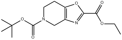 5-Tert-Butyl 2-Ethyl 6,7-Dihydrooxazolo[4,5-C]Pyridine-2,5(4H)-Dicarboxylate Struktur