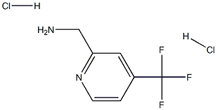 C-(4-Trifluoromethyl-pyridin-2-yl)-methylamine dihydrochloride Structure