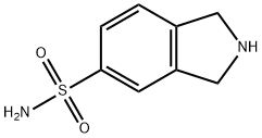 2,3-Dihydro-1H-isoindole-5-sulfonic acid amide Structure