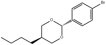 反式-2-(4-溴苯基)-5-丁基-1,3-二恶烷, 1310048-86-2, 结构式