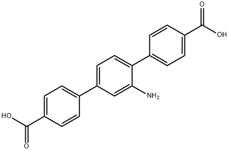 2'-amino-1,1':4,1''-terphenyl-4,4''-dicarboxylic acid Structure