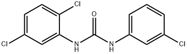 1-(3-CHLOROPHENYL)-3-(2,5-DICHLOROPHENYL)UREA 结构式