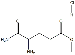 Methyl 4,5-Diamino-5-Oxopentanoate Hydrochloride Structure