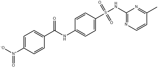 N-{4-[(4-methylpyrimidin-2-yl)sulfamoyl]phenyl}-4-nitrobenzamide Struktur