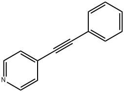 4-(2-phenylethynyl)pyridine
 Struktur