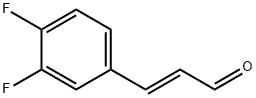 反式3,4-二氟肉桂醛,1334528-90-3,结构式