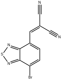 4-bromo-7-(2,2-dicyanovinyl)-2,1,3-benzothiadiazole Structure