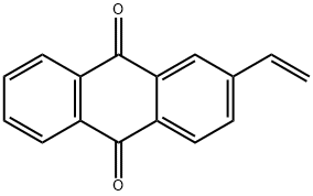2-ビニルアントラキノン 化学構造式