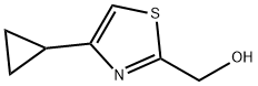 (4-环丙基-1,3-噻唑-2-基)甲醇, 1344321-86-3, 结构式