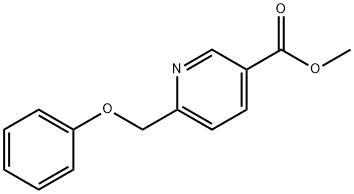 Methyl 6-(phenoxymethyl)nicotinate 结构式