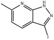 3-碘-6-甲基-1H-吡唑并[3,4-B]吡啶, 1352396-72-5, 结构式