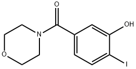 (3-hydroxy-4-iodophenyl)(morpholin-4-yl)methanone Structure