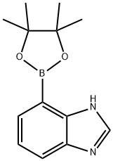 1H-苯并咪唑-4-硼酸频哪酯, 1352796-63-4, 结构式