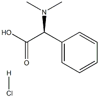 (S)-2-(二甲基氨基)-2-苯基乙酸盐酸盐, 1353887-53-2, 结构式