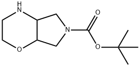 tert-butyl octahydropyrrolo[3,4-b]morpholine-6-carboxylate Structure