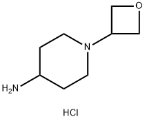1-(oxetan-3-yl)piperidin-4-amine dihydrochloride, 1363405-09-7, 结构式