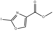 METHYL 2-IODOOXAZOLE-4-CARBOXYLATE 结构式