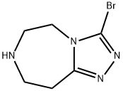 3-bromo-5H,6H,7H,8H,9H-[1,2,4]triazolo[4,3-d][1,4]diazepine HCl 化学構造式