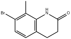 7-溴-8-甲基-3,4-二氢喹啉-2(1H)-酮, 1388050-27-8, 结构式