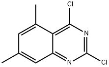2,4-dichloro-5,7-dimethylquinazoline 结构式