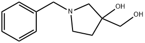 1-benzyl-3-(hydroxymethyl)pyrrolidin-3-ol Structure