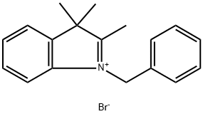 1-Benzyl-2,3,3-trimethyl-3H-indol-1-ium bromide Structure