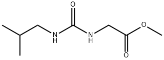 (异丁基氨基甲酰基)甘氨酸甲酯, 1401319-38-7, 结构式