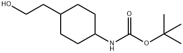2-[4-(BOC-氨基)环己基]乙醇 结构式