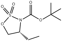 (R)-tert-Butyl 4-ethyl-1,2,3-oxathiazolidine-3-carboxylate 2,2-dioxide Structure