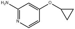 4-(cyclopropyloxy)-2-Pyridinamine Structure